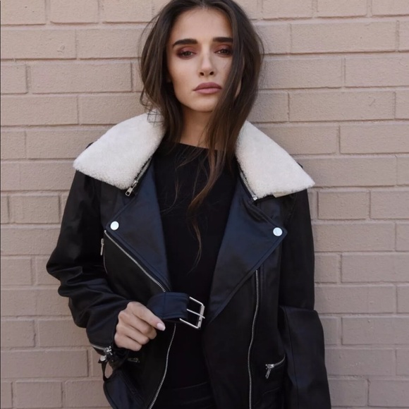 Leather Moto Jacket - Picture 6 of 6